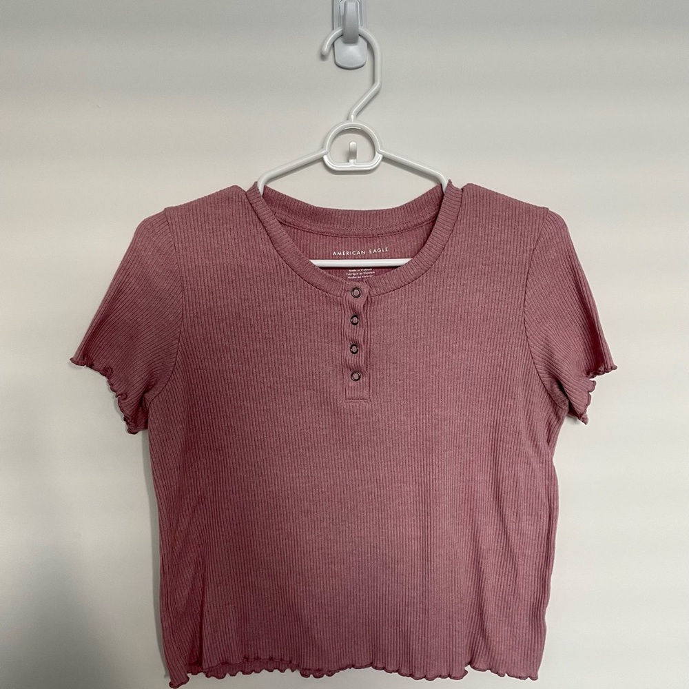 American Eagle, Baby Pink Top, Small